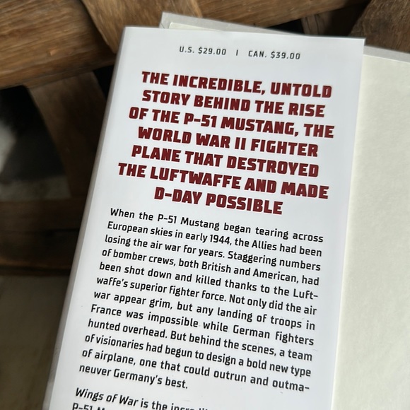 Wings Of War, World War II Fighter Plane that saved….book, White (#38) - Picture 4 of 7